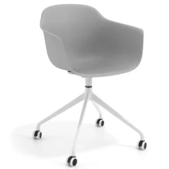 Silla Giratoria Elisa, con ruedas