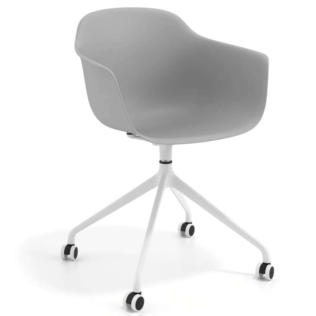 Silla Giratoria Elisa, con ruedas
