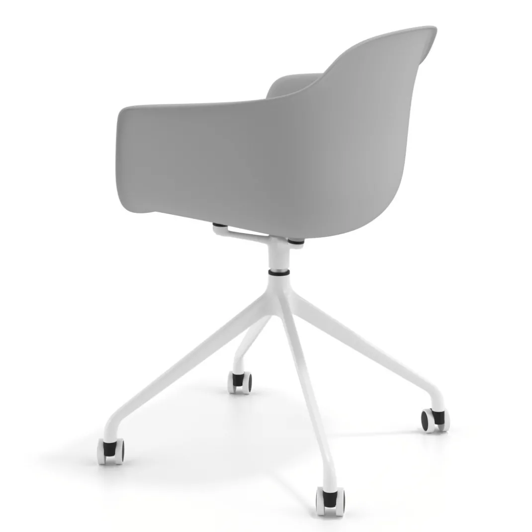 Silla Giratoria Elisa, con ruedas