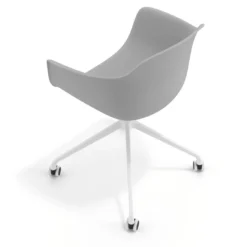 Silla Giratoria Elisa, con ruedas