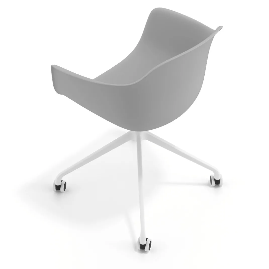 Silla Giratoria Elisa, con ruedas