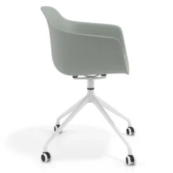 Silla Giratoria Elisa, con ruedas