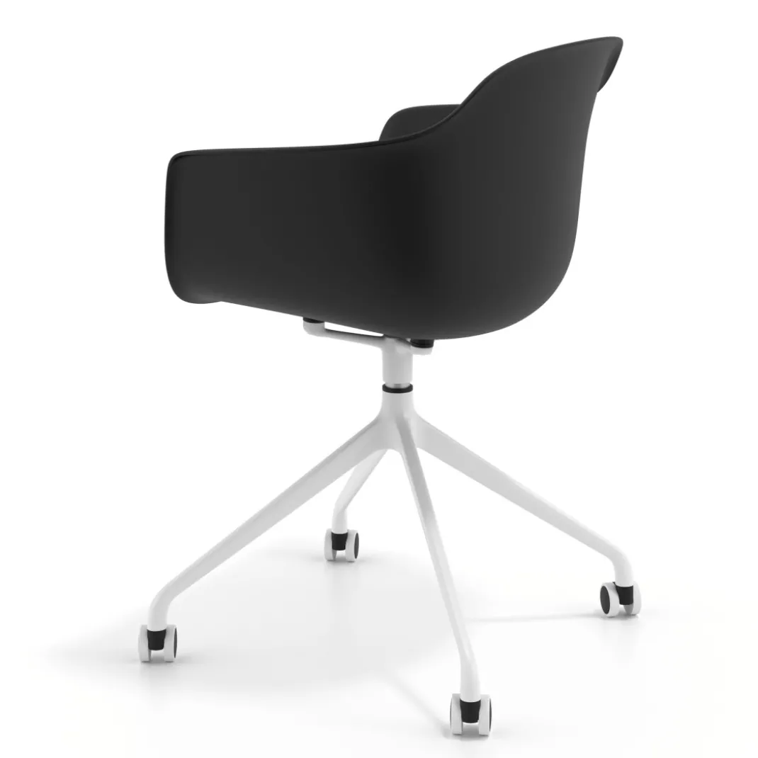 Silla Giratoria Elisa, con ruedas