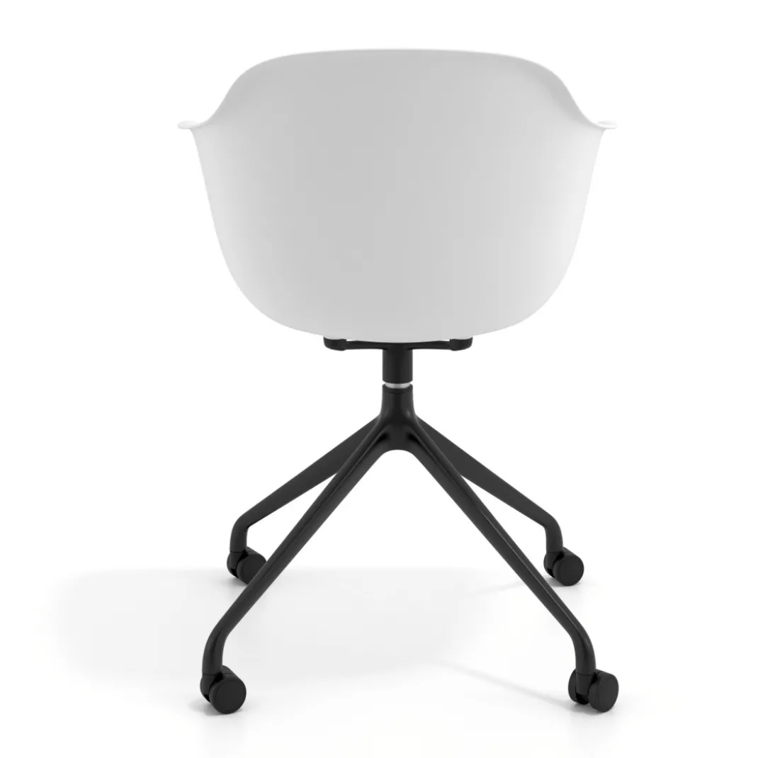 Silla Giratoria Elisa, con ruedas