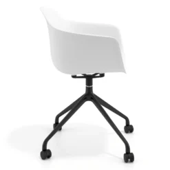 Silla Giratoria Elisa, con ruedas