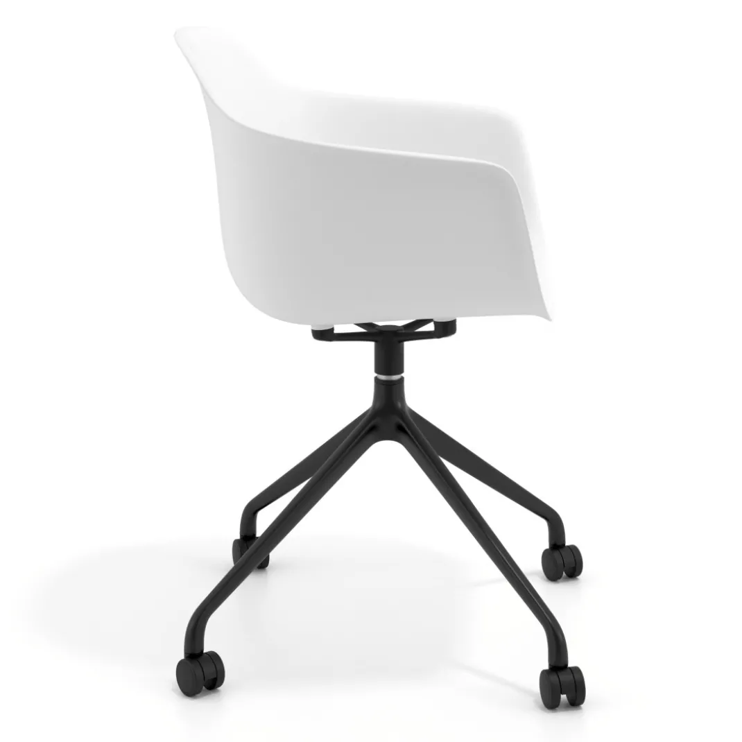 Silla Giratoria Elisa, con ruedas