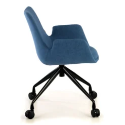 Silla Giratoria Elodie, estructura con ruedas