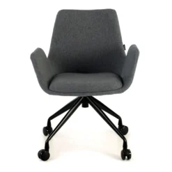 Silla Giratoria Elodie, estructura con ruedas