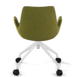 Silla Giratoria Elodie, estructura con ruedas