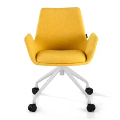 Silla Giratoria Elodie, estructura con ruedas