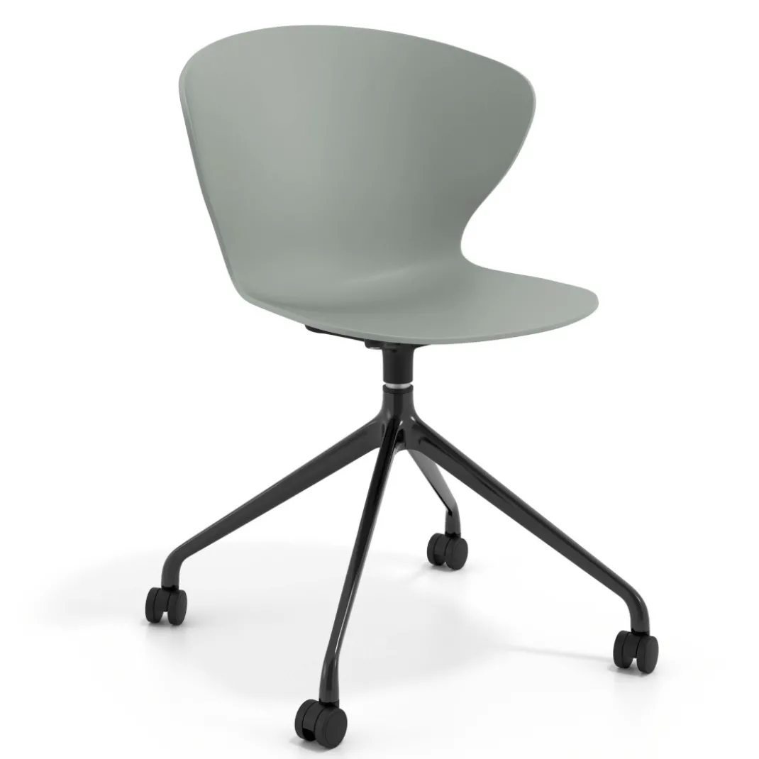 Silla Giratoria Wendy, con ruedas
