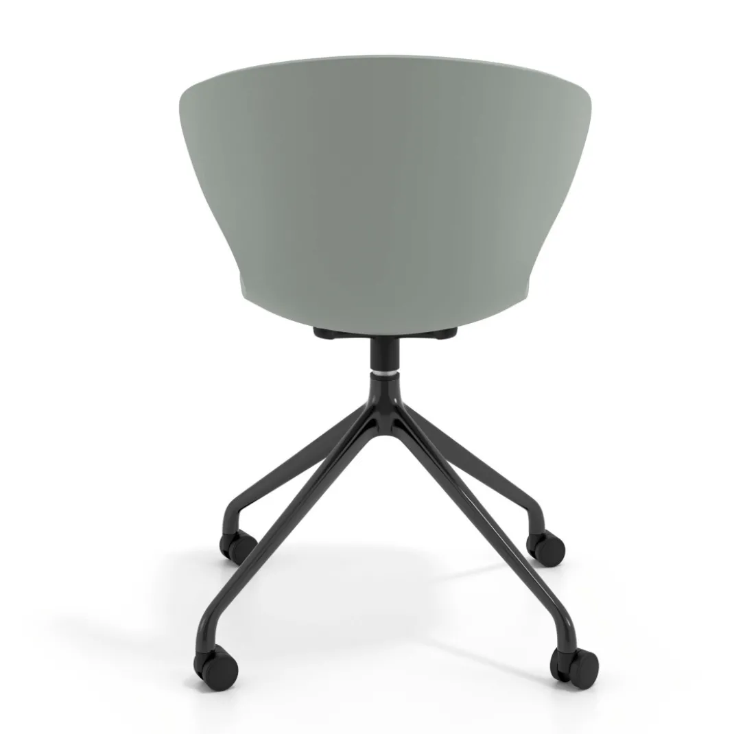 Silla Giratoria Wendy, con ruedas