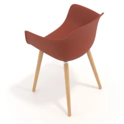 Silla Nórdica Elisa, Patas de madera