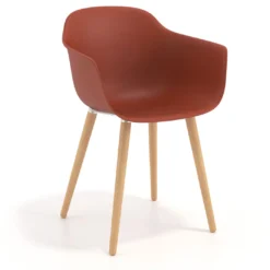 Silla Nórdica Elisa, Patas de madera
