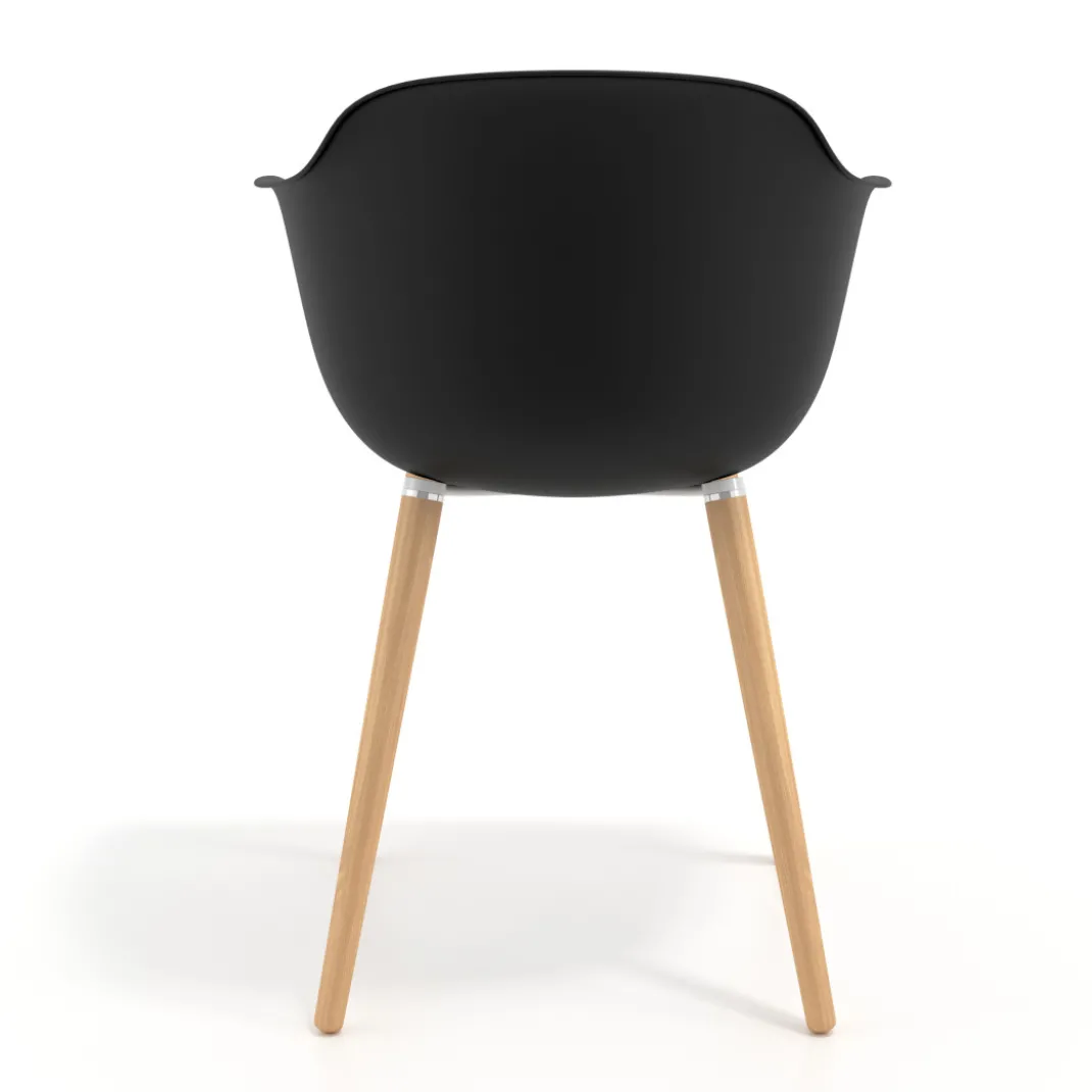 Silla Nórdica Elisa, Patas de madera