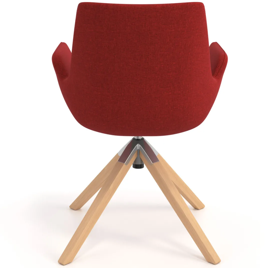Silla Nórdica Elodie, Patas de madera, Certificada