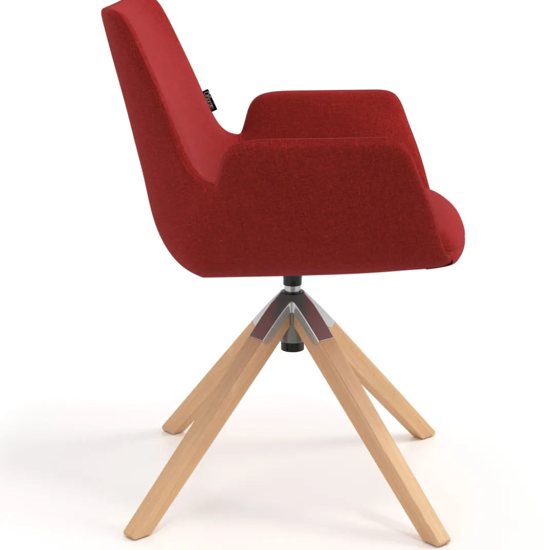Silla Nórdica Elodie, Patas de madera, Certificada