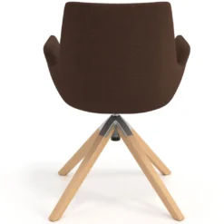 Silla Nórdica Elodie, Patas de madera, Certificada