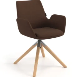Silla Nórdica Elodie, Patas de madera, Certificada