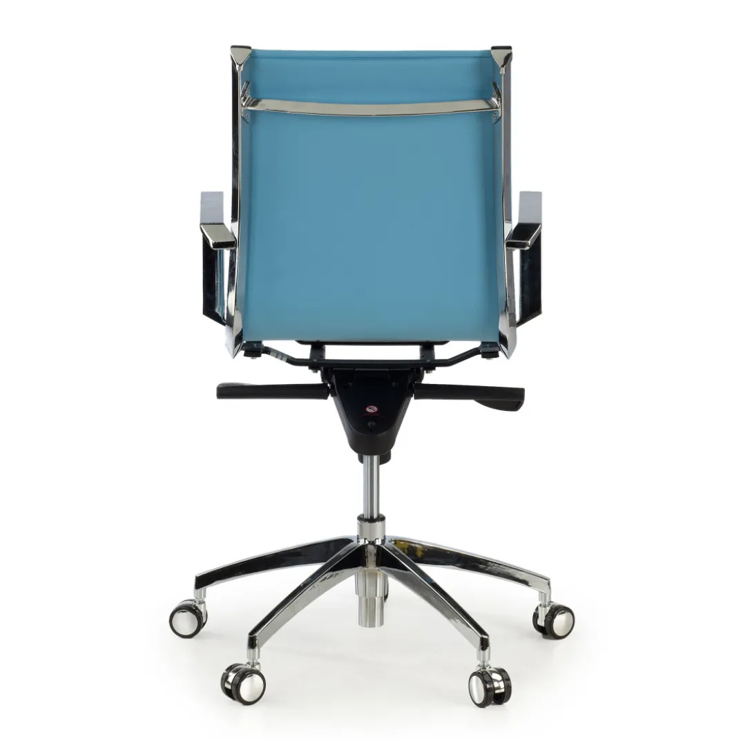Silla oficina de diseño Croma, respaldo bajo