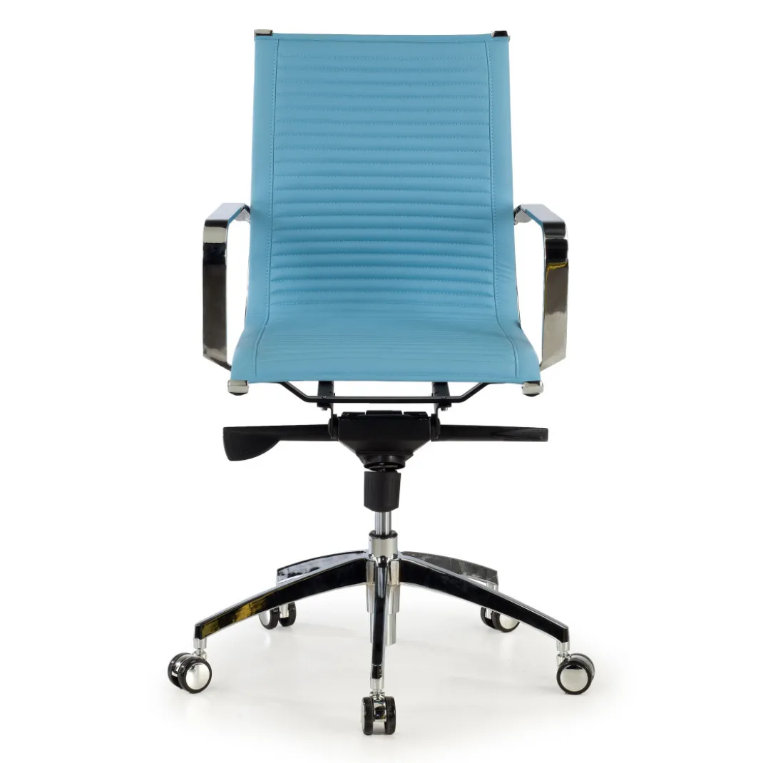 Silla oficina de diseño Croma, respaldo bajo