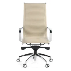 Silla oficina de diseño Croma, respaldo alto