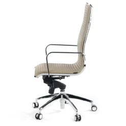 Silla oficina de diseño Croma, respaldo alto