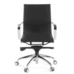 Silla oficina de diseño Croma, respaldo bajo