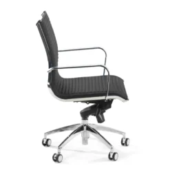 Silla oficina de diseño Croma, respaldo bajo