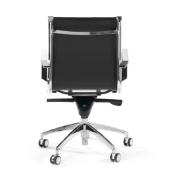 Silla oficina de diseño Croma, respaldo bajo