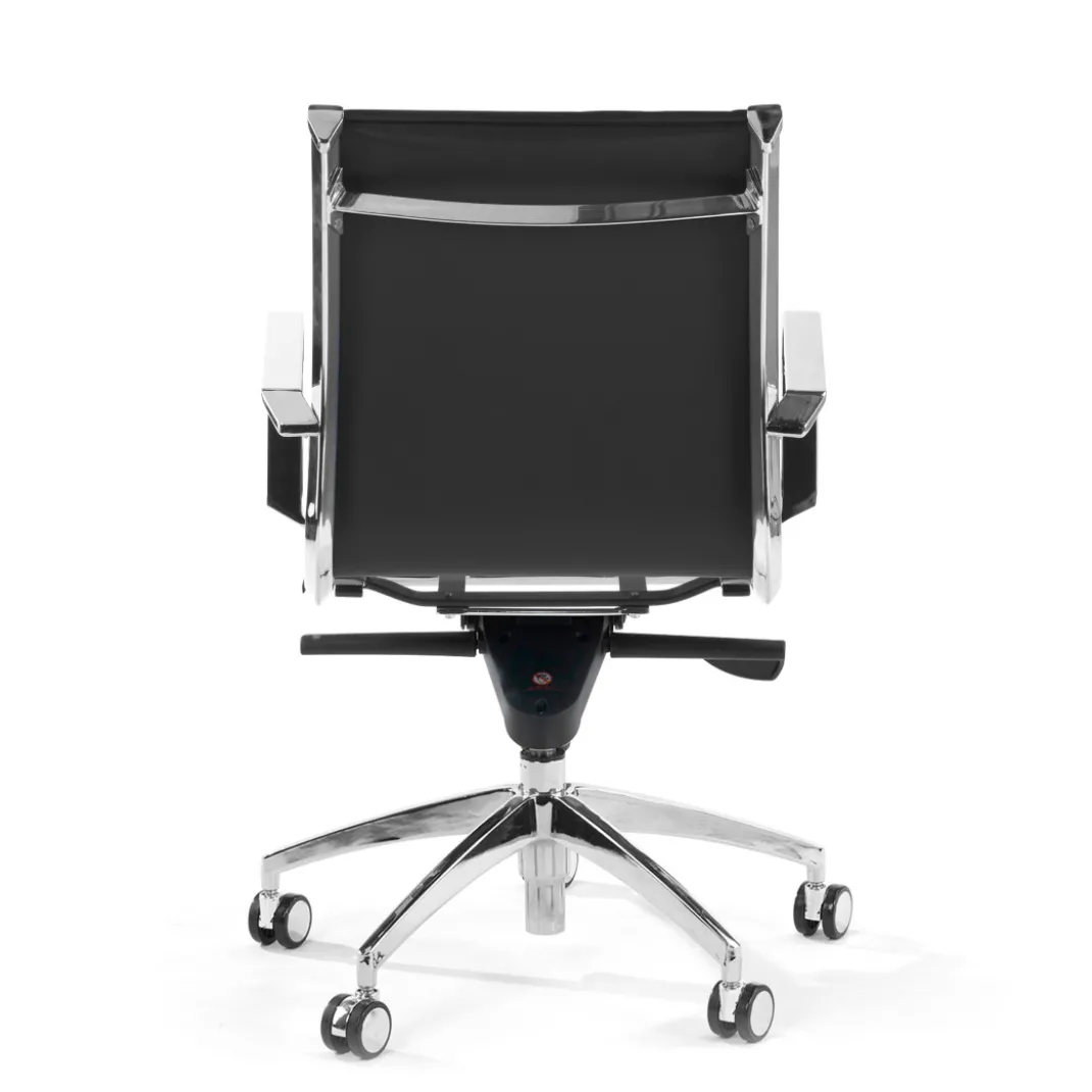 Silla oficina de diseño Croma, respaldo bajo