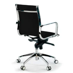 Silla oficina de diseño Croma, respaldo bajo