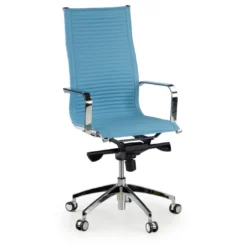 Silla oficina de diseño Croma, respaldo alto