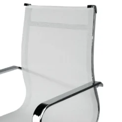 Silla oficina de diseño Croma, respaldo bajo, red transpirable