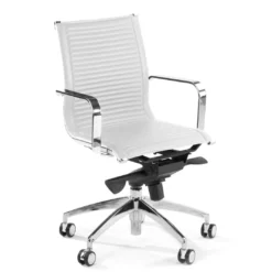 Silla oficina de diseño Croma, respaldo bajo