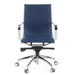 Silla oficina de diseño Croma, respaldo bajo