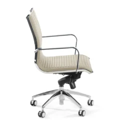 Silla oficina de diseño Croma, respaldo bajo