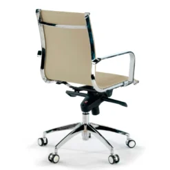 Silla oficina de diseño Croma, respaldo bajo