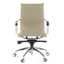 Silla oficina de diseño Croma, respaldo bajo