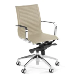 Silla oficina de diseño Croma, respaldo bajo