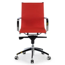Silla oficina de diseño Croma, respaldo bajo