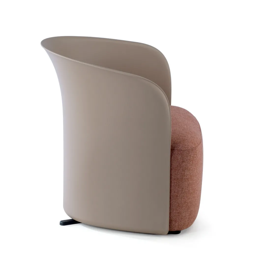 Silla para sala de espera Aura, espuma inyectada