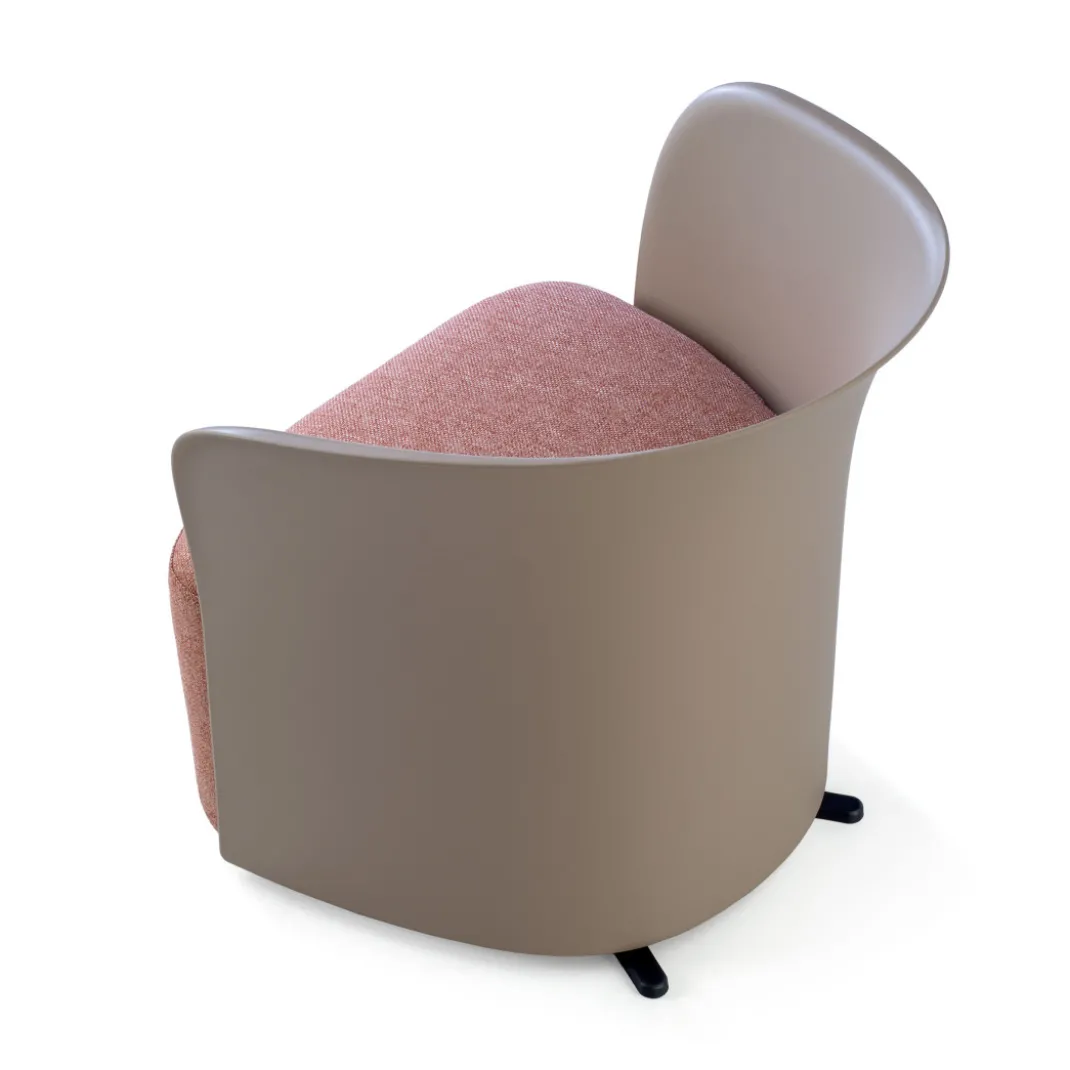 Silla para sala de espera Aura, espuma inyectada