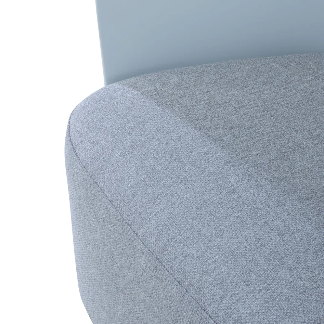Silla para sala de espera Aura, espuma inyectada