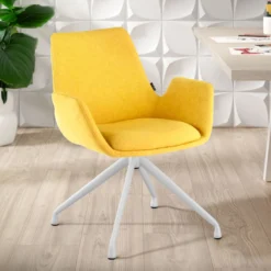 Silla Reuniones Elodie, gran acolchado, estructura giratoria