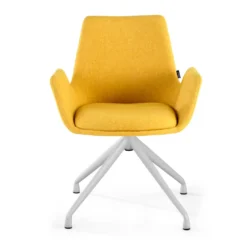 Silla Reuniones Elodie, gran acolchado, estructura giratoria