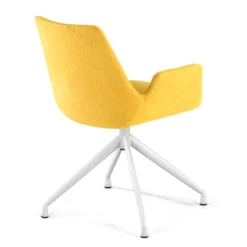 Silla Reuniones Elodie, gran acolchado, estructura giratoria