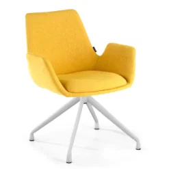 Silla Reuniones Elodie, gran acolchado, estructura giratoria