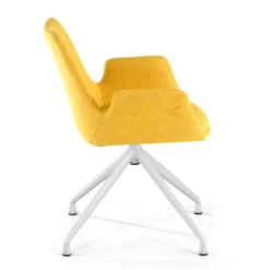 Silla Reuniones Elodie, gran acolchado, estructura giratoria