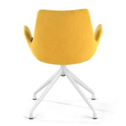 Silla Reuniones Elodie, gran acolchado, estructura giratoria
